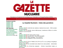 Tablet Screenshot of gazettenucleaire.org